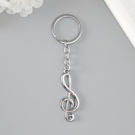 Trick Metal "Violin key" silver 5.6x2 cm-3