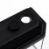 Aquarium "Panoramic" with a lid, 25 liters, 44 x 18.5 x 31/36.5 cm, black
