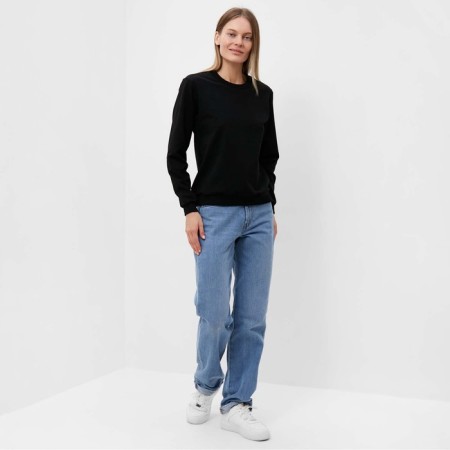 Female sweatshirt, black color, size 46-1