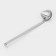 Spoon for stainless steel sauce "Povarskaya", 100 ml, handle 39 cm, thickness 1.2 mm, whole handle