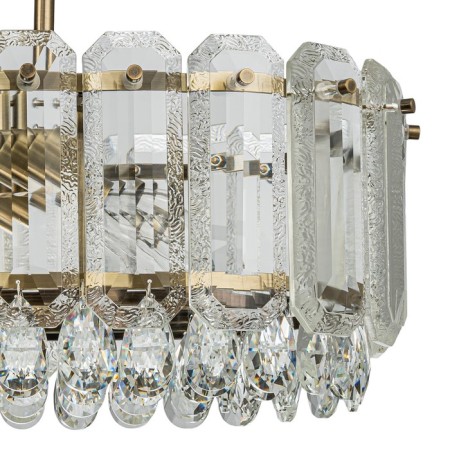 Suspended Indigo, 12039/10pl Brass. 10x40W, E14, 1000x300x210/1210 mm-2