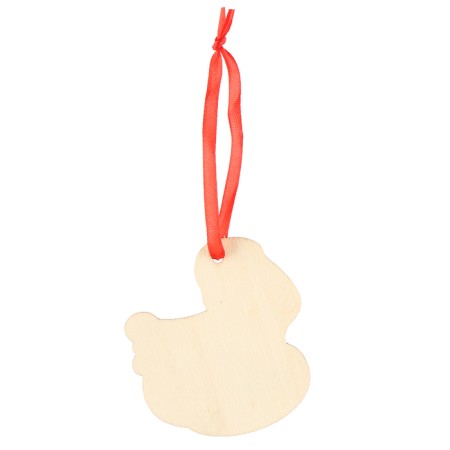 Fir-tree wooden pendant for the New Year "Snake" with a scretch-layer, New Year's decoration-4