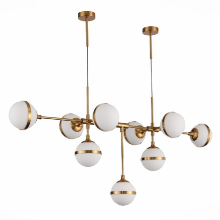 Suspension lamp ST LUCE. SL1157.303.09. Arbe. 9x40 watts, E14, 164x67x78 cm, bronze color