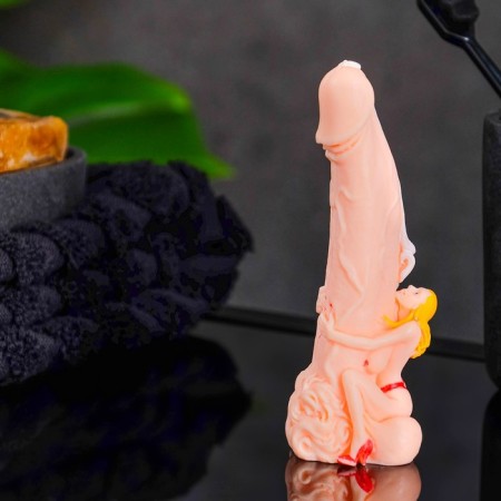 Figure soap "retention" bodily, the aroma of strawberries with cream, 14cm 95 g-1