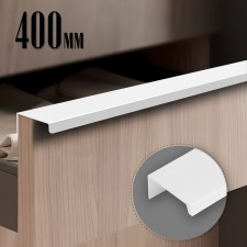 The handle Cappio RT001wh, L = 400 mm, m/o 256 mm, white color, 4 pcs.
