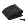 Shooting for the steering wheel, eco-leather, black, thread, needle, size m, 36-38 cm
