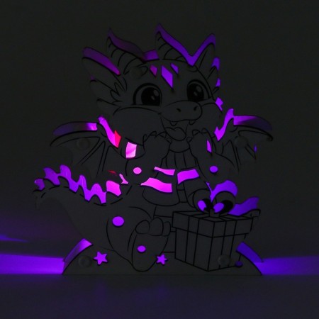 Set for creativity "New Year's nightlight. The Dragon"-3