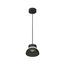 Suspended Ambrella Light, XP8111050, GX53 LED 12 W, Black Black Sand, white matte