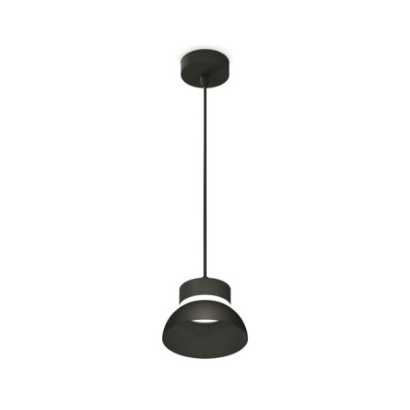 Suspended Ambrella Light, XP8111050, GX53 LED 12 W, Black Black Sand, white matte