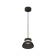 Suspended Ambrella Light, XP8111050, GX53 LED 12 W, Black Black Sand, white matte