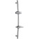 Shower stand LM8064C 685 mm with a round soap dish, chrome