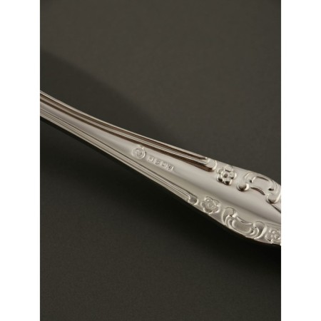 Dessert spoon "Troika", h = 18 cm, thickness 2 mm, silver color-3