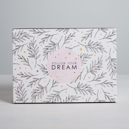 Gift folding box, packaging, Follow Your Dream, 25 x 18 x 10 cm-1