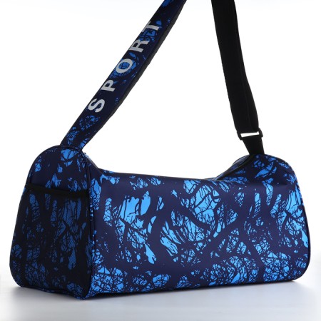 Sports bag, Textura, average size, blue color-3