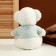 Soft toy "White Bear" in a blue jacket, 26 cm