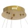 Bayerlux chandelier with DNO "Primaver" LED 140W 3000-6000K gold 60x60x50 cm
