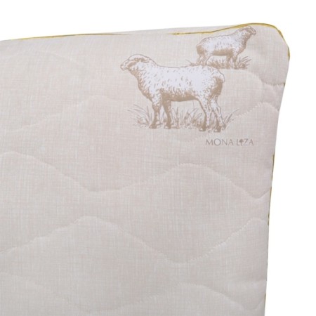 Pillow "Sheep's wool", size 50x70 cm, artificial tick-1