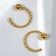 Piercing "Ring" Washed, d = 0.8 cm, pair, color gold