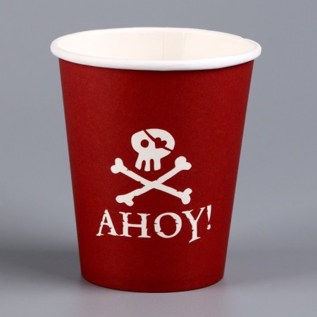 A single -single paper glass "Pirates", 250 ml-1