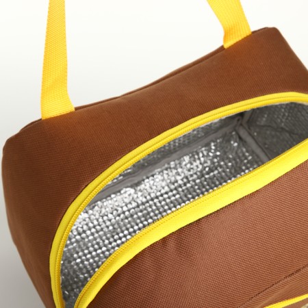 Tarmosumka with zipper, 6.4 l, brown color-2