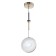 Lamp Bayerlux "Alter" LED 10W gold 14.5x8.5x32 cm