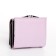 Women's wallet on the button, lilac color
