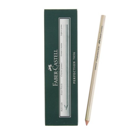 Eraser-pencil, Faber-Castell Perfection 7056 for retouching and accurate erasing graphite and coal