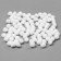 A set of textile details for the decor "bombs" 100 pcs. set, size 1 pc: 1 cm, white color