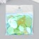 Sequins "circle" light green set 30 g d = 2.5 cm