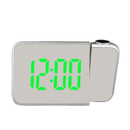Clock - Electronic desk an alarm clock with a projection on the ceiling, calendar, 2AAA, USB