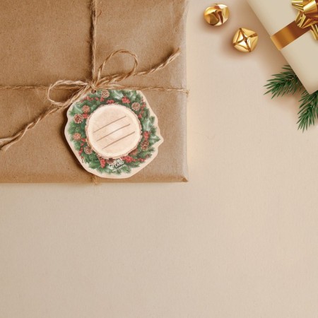 Schildik decorative for the gift "Forest Tale", 6.5 x 7.3 cm, New Year-2