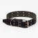 Collar combined leather/tarpaulin, dimensionless, 83 x 4.5 cm, Osh 20-70 cm, blue