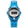 Watch of washing electronic, children's "pipe", silicone strap, L-23 cm, blue