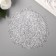 Decor for creativity Plastic "Crystals Transparent" set 20 grams d = 0.12 cm