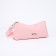 Bag Cross-Bodi with a zipper, pink color