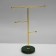 Starrings for earrings "Marble", 3 tiers, 18.5 × 8 × 26.5 cm, color with black and gold