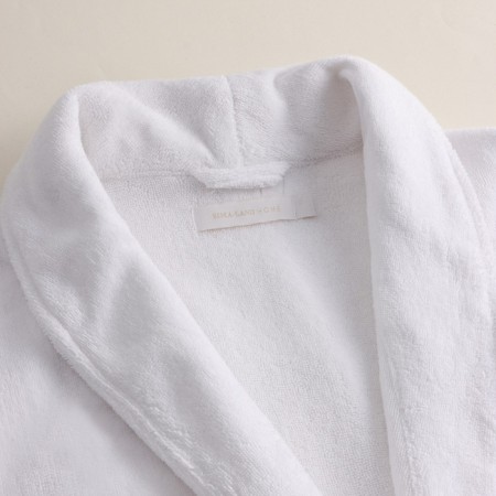 Frequency Female Women's bathrobe: Basic "Blanc de Blanc", size XL, 100% cotton, 420 g/m2-10