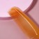 Combined comb, 20 × 4 cm, amber color
