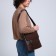 Male bag, brown color