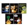 A set of notebooks of 5 pieces, 48 ​​sheets in Calligrata Kigurumi cage, covered cardboard, offset block