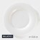 Porcelain dining plate Magistro Argos, D = 20.6 cm, white color