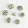 A set of cubes for D&D (Dungeons and Dragons, DND), Series: D&D, "Mystic", 7 pcs, luminous