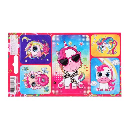 Stickers "Unicorns" 11 x 17 cm, mix-2