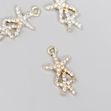Decor for creativity metal, rhinestones 