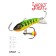 Balancir Lucky John Classic 5 + tee, 5 cm, color 20 blister