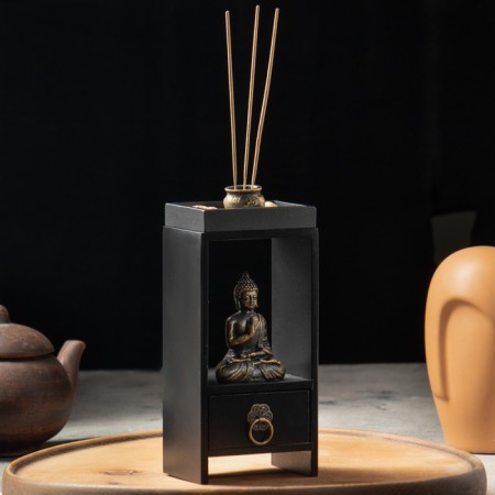 Buddha stand for incense, with a box
