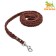 Leather wicker "braid", 1.25 m x 1.1 cm, brown