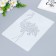 Plastic stencil "Flamingo Flowering Flower in the Michendi style" 29x20.8 cm