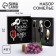 Gift set of corkscrew, aerator, cap, thermometer "Fun does not begin with coffee"