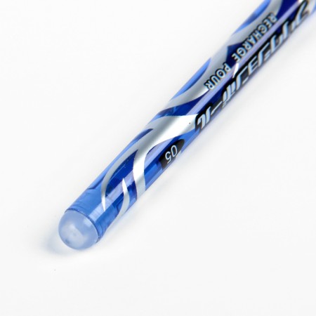 Gel handle with erased ink 0.5 mm, blue rod, blue tinted body-2